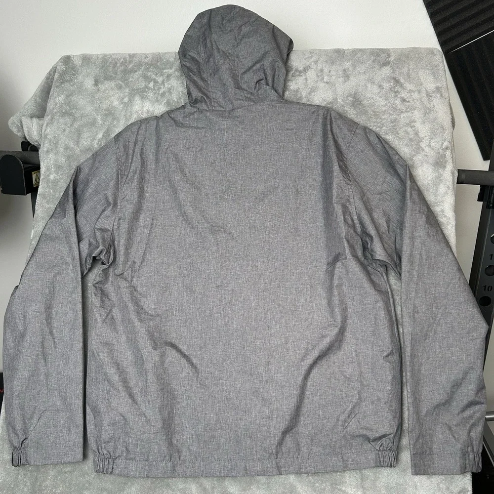 U.S. POLO ASSN. MENS FULL ZIP POLYESTER RAIN WATER RESISTANT GRAY JACKET Size‎ M